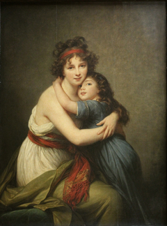 Self-Portrait with Her Daughter, Julie by Elisabeth Louise Vigée Le Brun