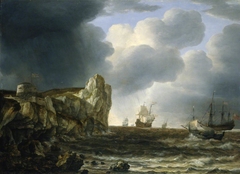 Shipping off the English Coast by Simon de Vlieger