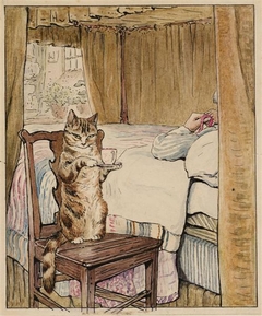 Simpkin at the Tailor’s Bedside by Beatrix Potter