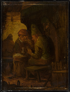 Smokers in a tavern