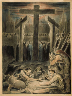 Soldiers Casting Lots for Christ's Garments by William Blake