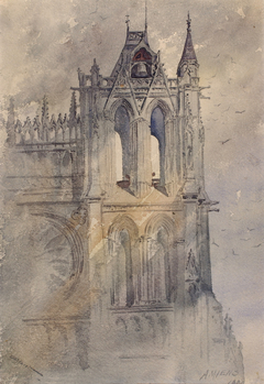 Southwest Tower, Amiens Cathedral by Cass Gilbert