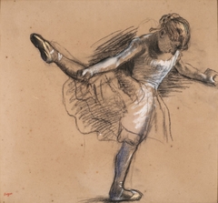 Standing dancer by Edgar Degas