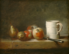 Still Life with a White Mug by Jean-Baptiste-Siméon Chardin