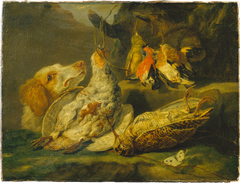 Still Life with Hunting Dog and Dead Fowl