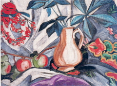 Still life with Jug and Apples