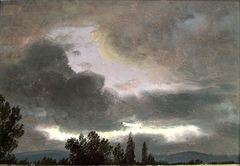 Storm Clouds over Tree Tops by Johan Christian Dahl