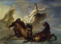 Story of Minerva - Minerva Watering her Horses into the Sea by René-Antoine Houasse