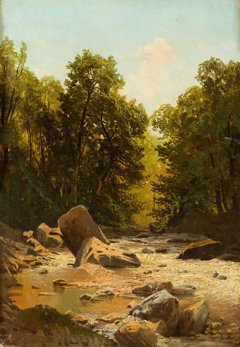 Stream in the Forest by Ivan Shishkin