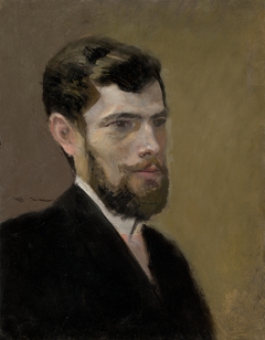 Study of a Bearded Man in a Black Suit by László Mednyánszky