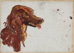 Study of the head of the dog of Prince Golitsyn. Maryino. by Jan Ciągliński