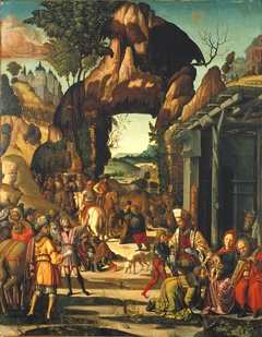 The Adoration of the Magi by Marcello Fogolino