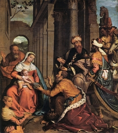 The Adoration of the Magi with Saint Lucy by Giovanni Battista Moroni