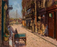 The Basket Shop, Rue St Jean, Dieppe by Walter Sickert