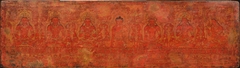 The Buddha Shakyamuni, Five Past Buddhas, and Maitreya by Anonymous