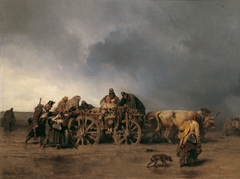 The Casualty Transport I by August von Pettenkofen