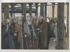 The Chief Priests Take Counsel Together by James Tissot