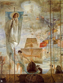 The Discovery of America by Christopher Columbus by Salvador Dalí