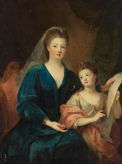 The Duchess of Bourbon and her daughter