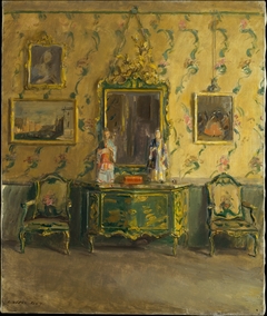 The Green Lacquer Room, Museo Correr, Venice by Walter Gay