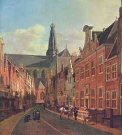 The Grote Kerk at Haarlem, Seen from the Jansstraat