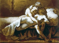 The Kiss by Théodore Géricault