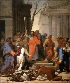 The Preaching of St Paul at Ephesus by Eustache Le Sueur