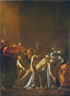 The Raising of Lazarus by Caravaggio