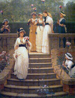 The Rose Queen by George Dunlop Leslie