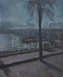 The Seine at Saint-Cloud by Edvard Munch