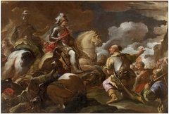 The taking of a stronghold by Luca Giordano
