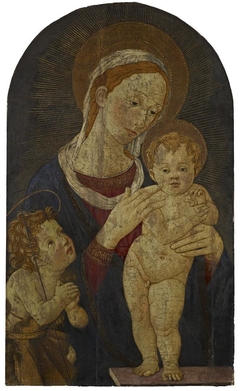 The Virgin and Child with the Infant Saint John the Baptist by Francesco Pesellino