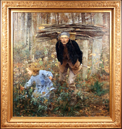 The Wood Gatherer by Jules Bastien-Lepage