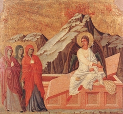Three Marys at the Tomb by Duccio di Buoninsegna