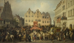 "Town of Riga Swearing Allegiance to Russia in 1710" by Alexander Kotzebue