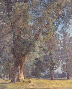 Trees in the Prater by Ferdinand Georg Waldmüller