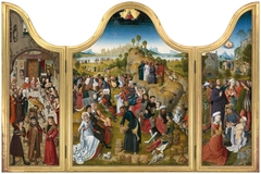 Triptych with the miracles of Christ