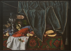 Trompe l'Oeil with Breakfast Piece and Goblets by Cornelis Norbertus Gijsbrechts