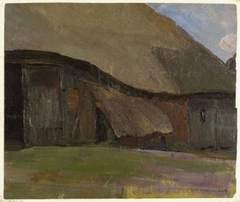 Truncated farm building in Brabant by Piet Mondrian