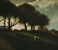 Twilight at Leeds, New York by Winslow Homer