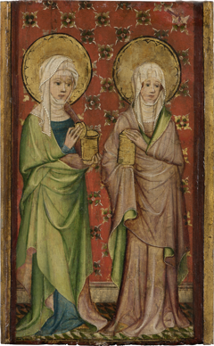 Two out of three Marys at the Sepulchre by Unknown Artist