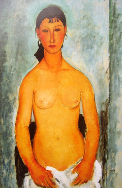 Stehender Akt (Elvira) by Amedeo Modigliani