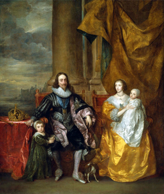 Ritratto di Carlo I ed Enrichetta Maria con i due figli maggiori