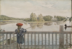 Lisbeth Angling. by Carl Larsson