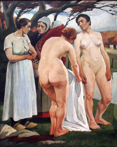 Women Bathing by Eugène Laermans