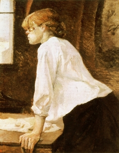 The Laundress (La blanchisseuse) by Henri de Toulouse-Lautrec