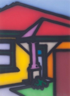 Untitled (Home with a Column) by Howard Arkley