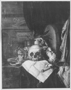 Vanitas-Stillleben by Pieter van der Willigen