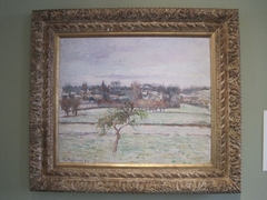View From the Artist’s Studio at Éragny by Camille Pissarro