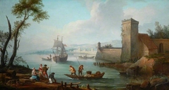 View of a Fortified Seaport